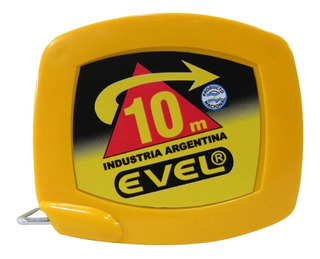 CINTA METRICA EVEL MOD. 110 CROMADA ENROLLABLE 10M