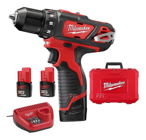 TALADRO ATORNILLADOR MILWAUKEE 12V ION/LI 2.0 A/H