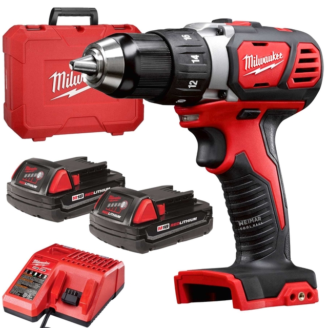 TALADRO ATORNILLADOR MILWAUKEE 18V 1,5 A/H