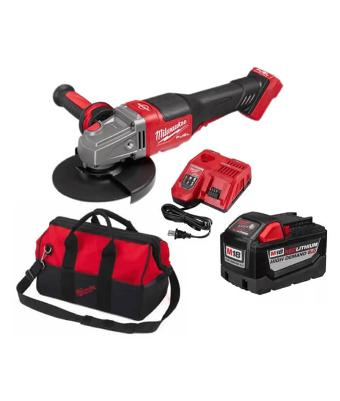 AMOLADORA MILWAUKEE 18V4.1/2-6 +BOLSO+CARGADOR+BAT