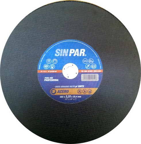 DISCO DE CORTE SINPAR PLANO 300X3.2X25.4