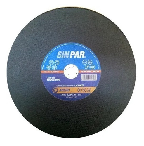 DISCO DE CORTE SINPAR PLANO 400X3.2X25.4