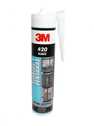 Sellador Silicona Universal 3M 420 Blanco - 280ml