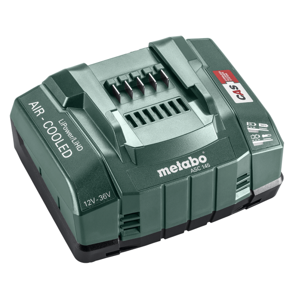 CARGADOR SUPER RAPIDO METABO ASC145 12-36V