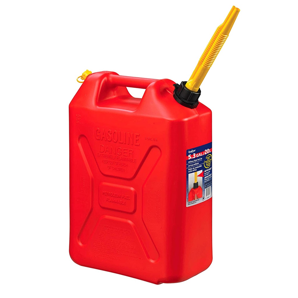 BIDON DE PLASTICO SCEPTER 20 LITROS ROJO