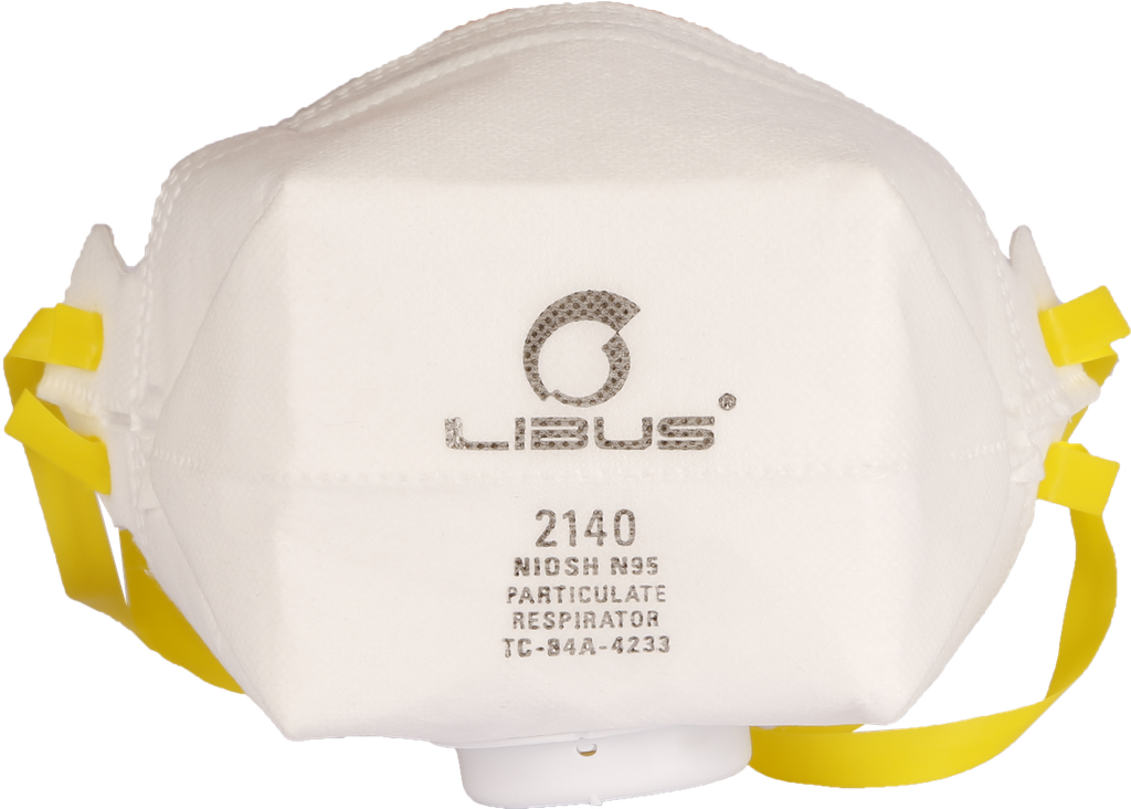 RESPIRADOR LIBUS DESCARTABLE N95 P/PART C/VAL-2140