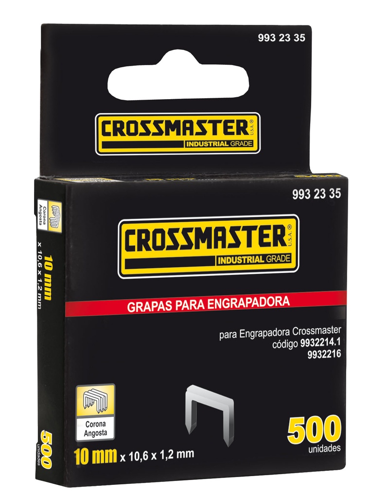 GRAPAS 10x10.6x1.2mm-Caja 500 Unid.