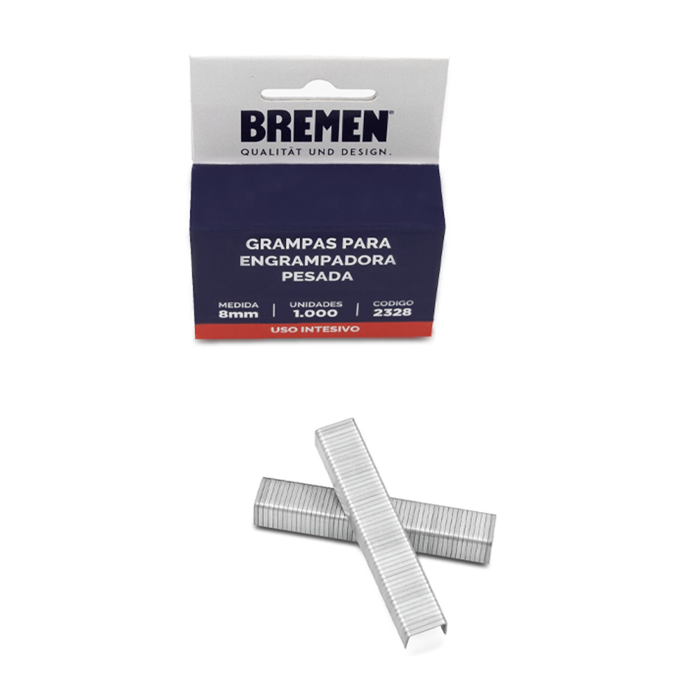 GRAPAS 8mm x 1.000 Uni [P/Pesada] BREMEN®