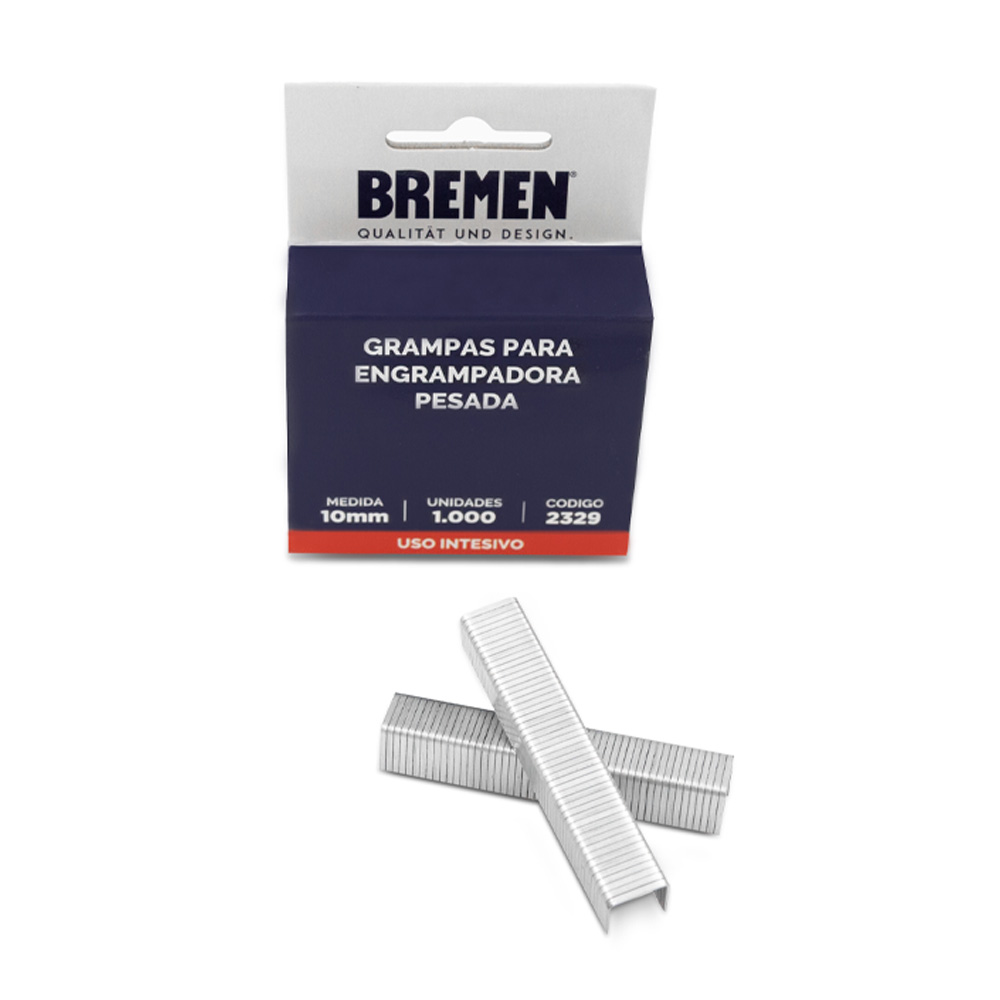 GRAPAS 10mm x 1.000 Uni [P/Pesada] BREMEN®