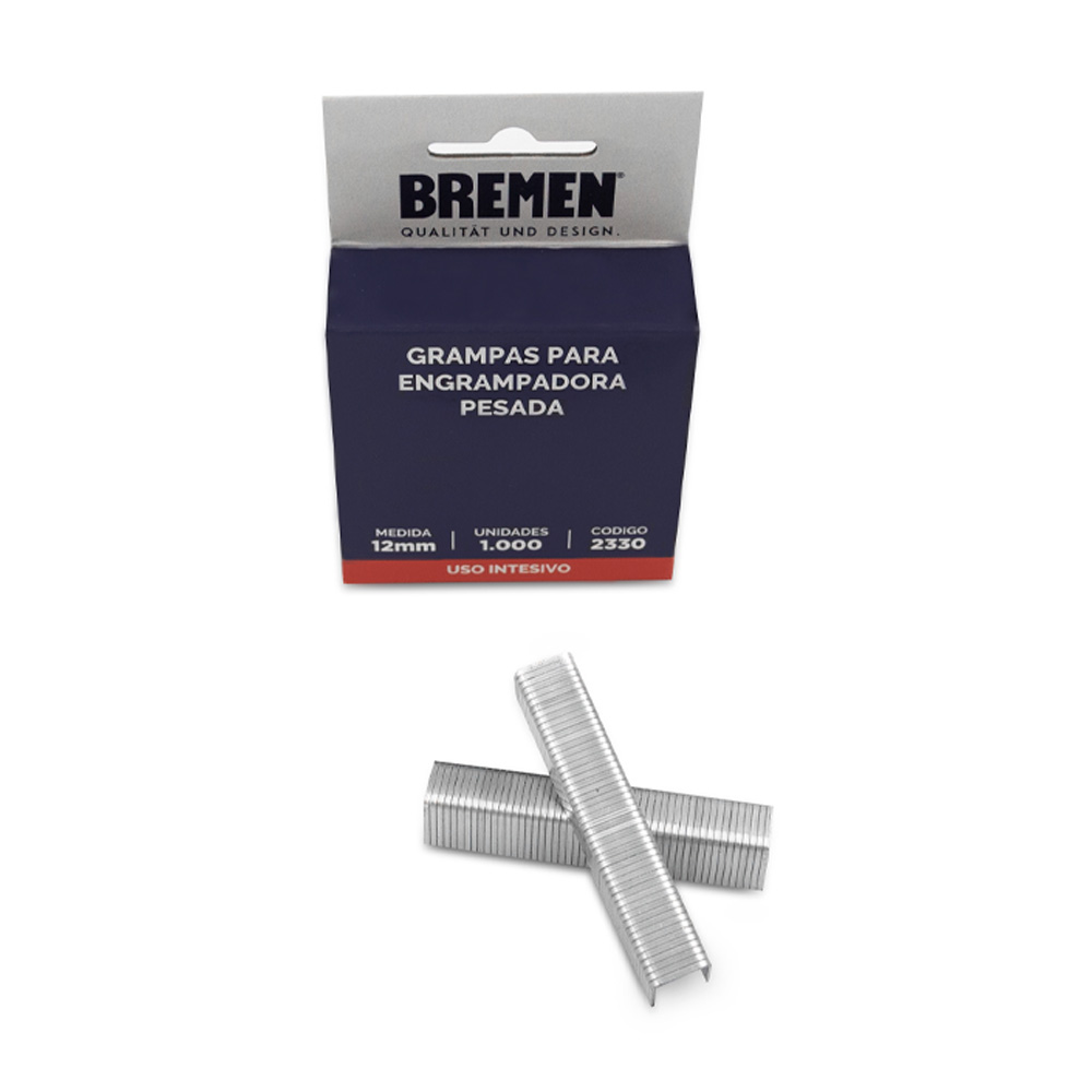 GRAPAS 12mm x 1.000 Uni [P/Pesada] BREMEN®