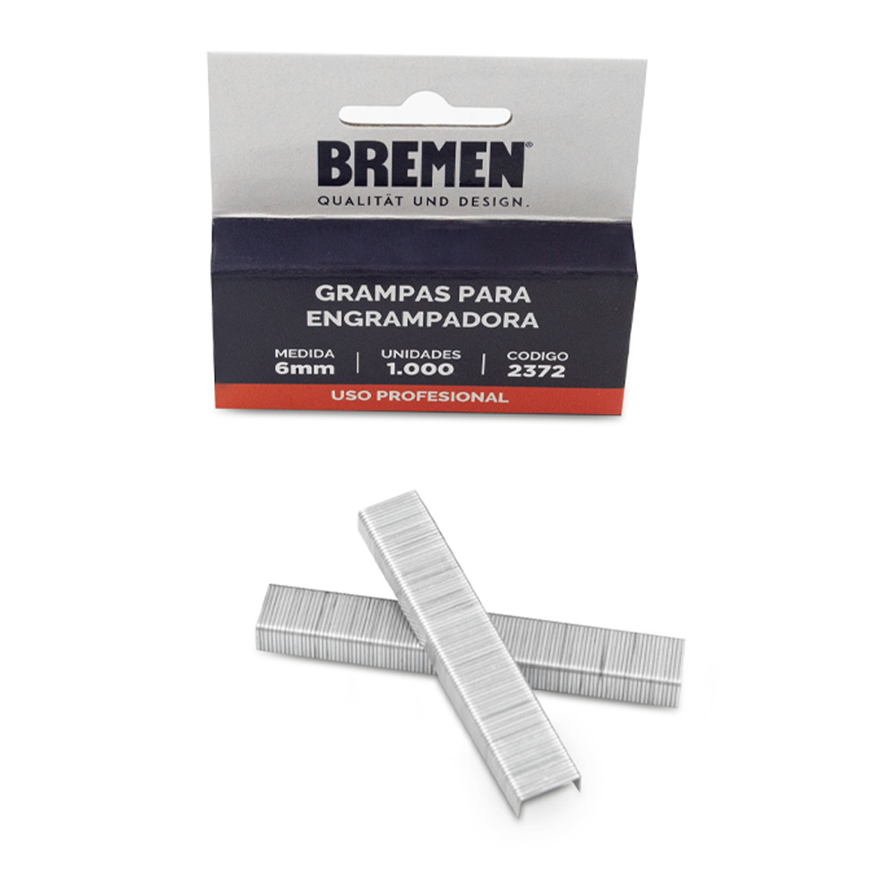 GRAPAS 6mm x 1.000 Uni [P/Liviana] BREMEN®