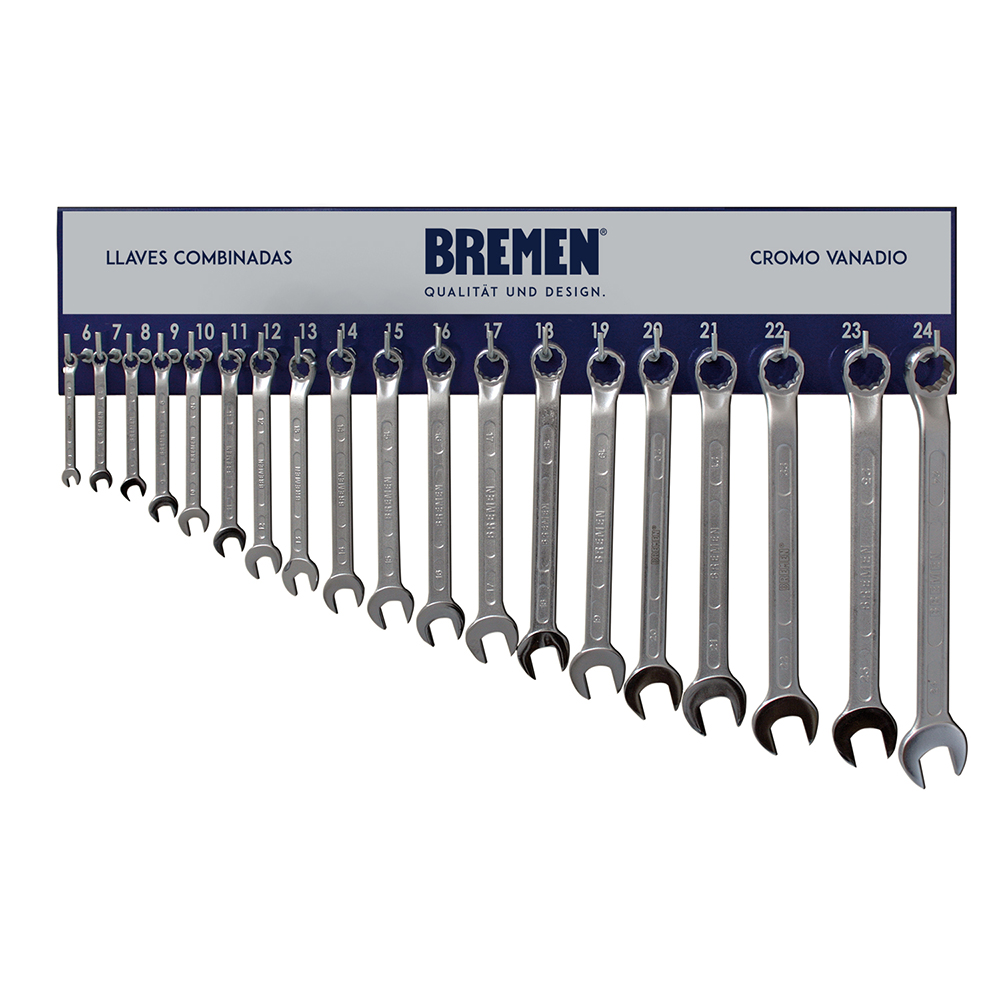 EXHIBIDOR BREMEN® LLAVES COMBINADAS MM (6a24mm) CH