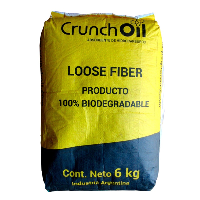 ABSORBENTE LOOSE FIBER 6KG CRUNCH OIL