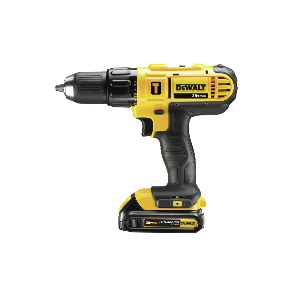 TALADRO ATOR/PERC. DEWALT DCD776C2 13mm 20V LITIO