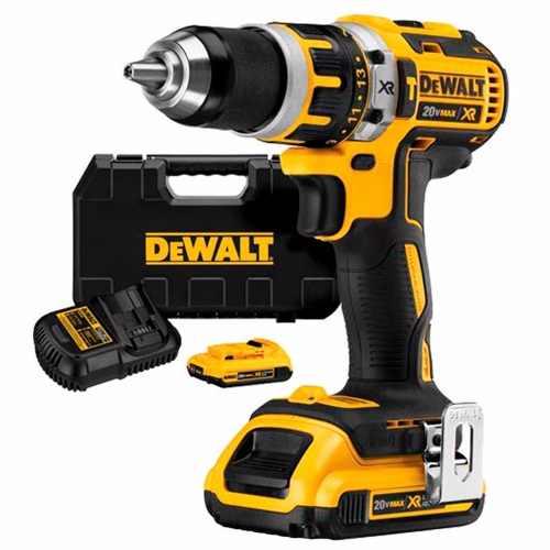 TALADRO ATOR/PERC. DEWALT DCD796D2 13mm 20V LITIO