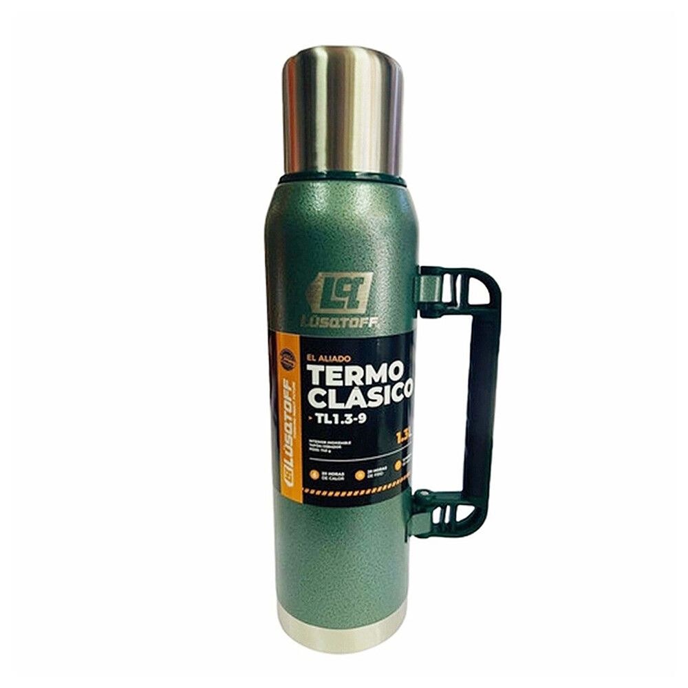 TERMO LUSQTOFF VERDE 1.3 LTS + MANIJA Y PICO CEBADOR