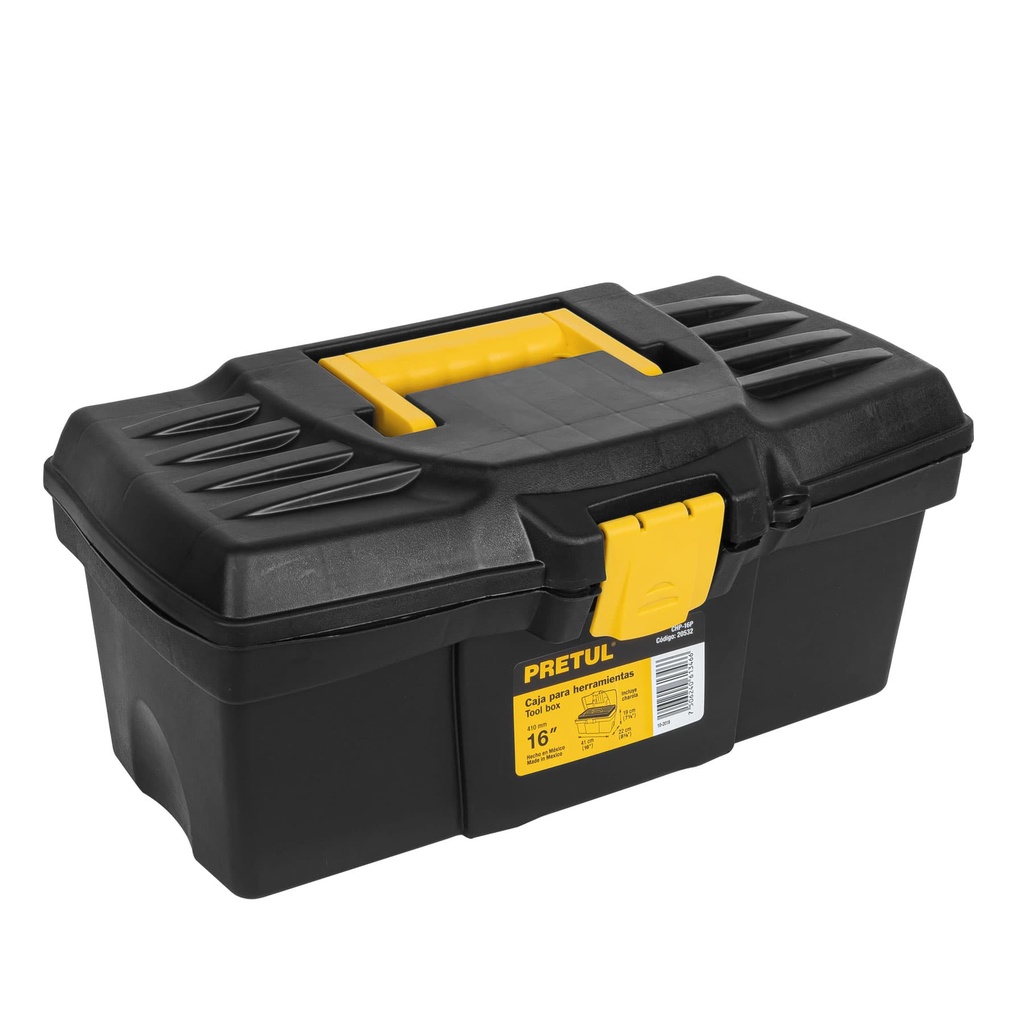 (2U) CAJA PLASTICA PRETUL  16&quot;