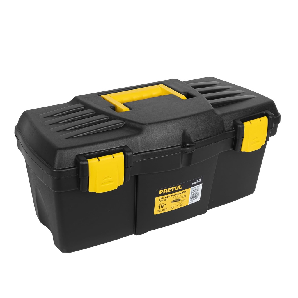 (2U) CAJA PLASTICA PRETUL  19&quot;