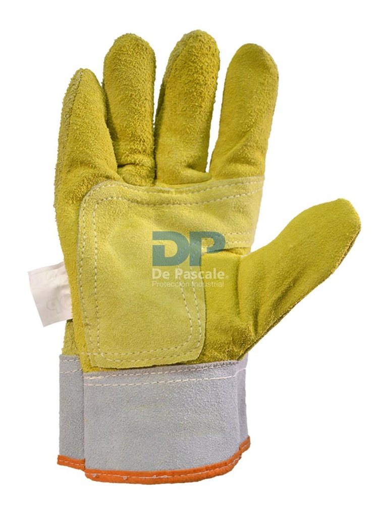 Guante Descarne Amarillo Puño corto DP Talle 10