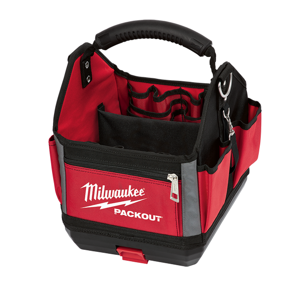 BOLSO ABIERTO PACKOUT MILWAUKEE  10&quot; LONA 28 ALOJAMIENTOS C/BASE RIGIDA