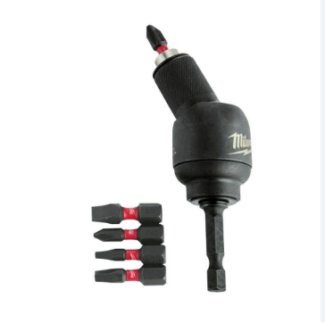 Adaptador Angular Milwaukee Alto Impacto 1/4 30 Grados 2300