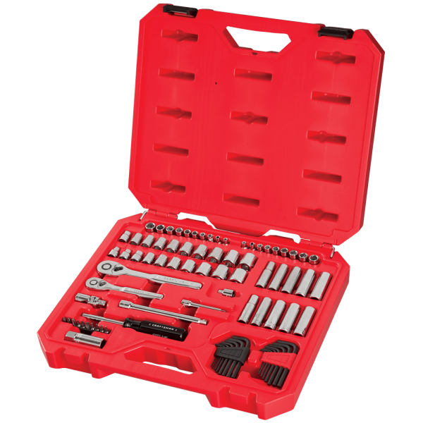 Set Maletín 83 Pzs 1/4&quot;-3/8&quot; CRAFTSMAN CMMT12021