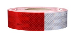 [43522] BANDA PERIMETRAL Conspicuity Rojo/Blanc 50MMX45.7M