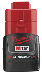 [4811-2420] BATERIA 12V MILWAUKEE 2.0 A/H