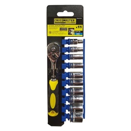 [9945547] SET BOCALLAVE HEX 3/8'- 11PCS- SAE