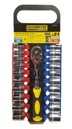 [9945570] SET BOCALLAVE HEX 3/8' 21PC mm/SAE