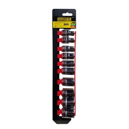 [9946841] SET BOCALLAVE HEX 1/2'- 10PCS- SAE