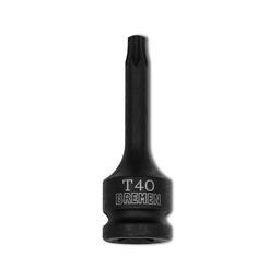 [BRE3002] TORX:BOC.PUNTA IMPACTO Enc.½' T 40 BREMEN® Cr