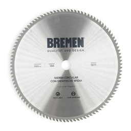 [BRE3870] SIERRA CIRCULAR 350mm x100 Dtes.WIDIA (ø30mm/ø16mm