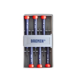 [BRE7108] DESTORNILLADOR BREMEN® RELOJERO JGO. 6 PZS.(PH.0