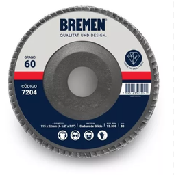 [BRE7204] DISCO FLAP BREMEN 4-1/2' C de Si (G. 60) (X10)