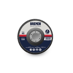 [BRE7209] DISCO FLAP BREMEN 4-1/2' Oxido de Al (G40) (X10)