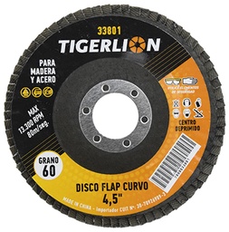 [RN33801] DISCO FLAP 4 1/2' - GRANO 60 - CENTRO DEP.