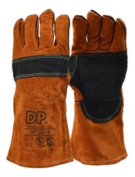 [322165] Guante soldador Naranja DP Forrado y Costura Kevlar. Talle 10