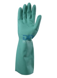 [DPS43682] Guante Acrilo Nitrilo Pesado Verde Flocado 40 cm DPS