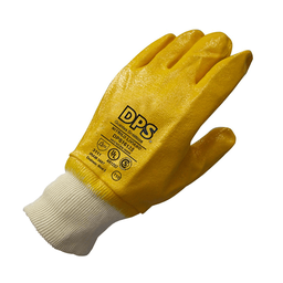 [DPS17125] Guante Nitrilo Liviano Ventilado Amarillo Puño Tejido T10 DPS